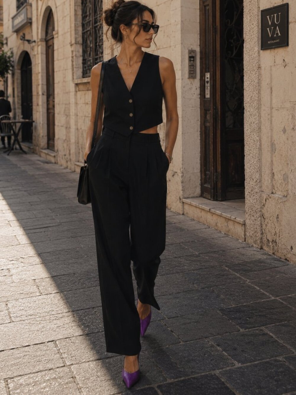 Zara Darted Jumpsuit Black NWT